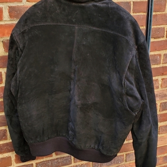 Members‎ Only  Fleece Lined  Leather bomber 46 - Picture 4 of 16